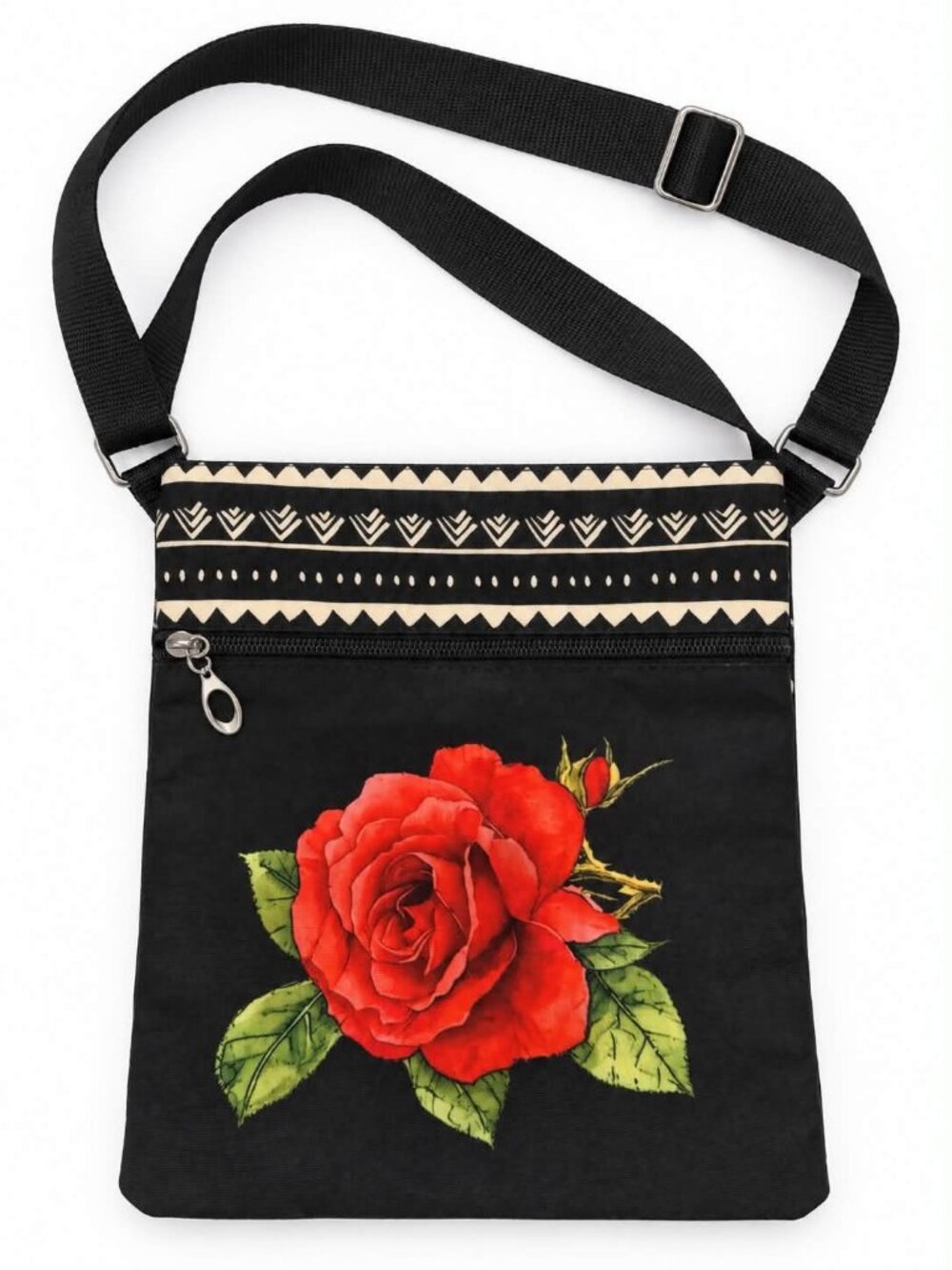 Red Rose Crossbody Phone Bag